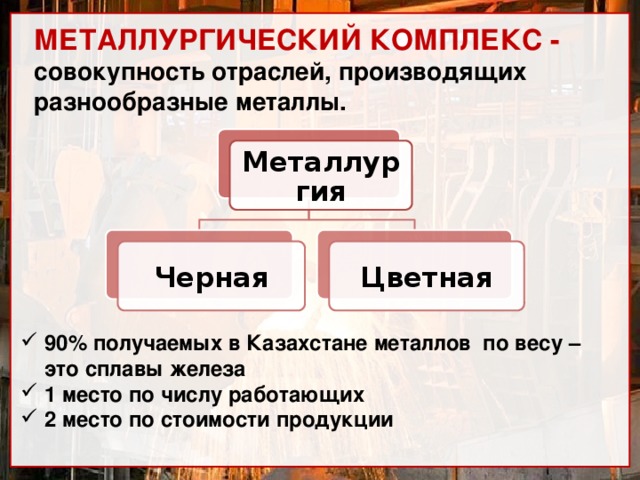 Реферат: Черная металлургия Казахстана