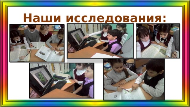 Наши исследования: 