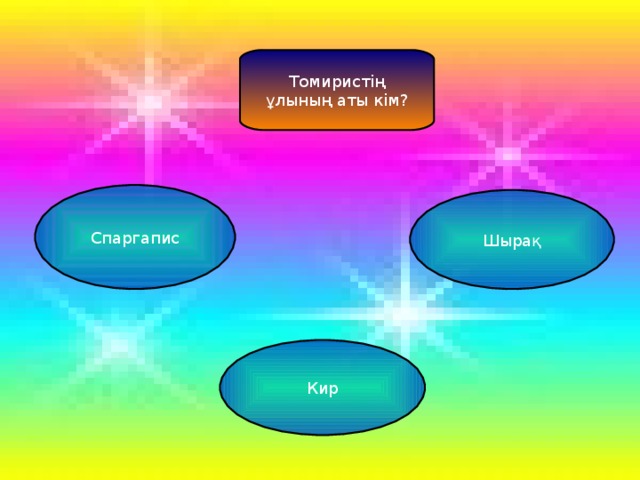 Томиристің ұлының аты кім? Спаргапис Шырақ Кир 