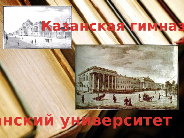 Казанская гимназия Казанский университет 