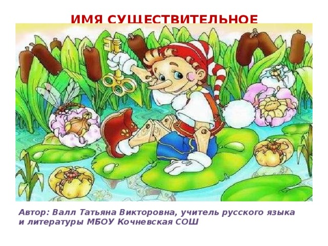Имя существительное   Автор: Валл Татьяна Викторовна, учитель русского языка и литературы МБОУ Кочневская СОШ 