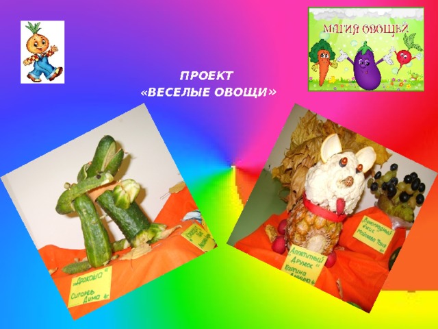   Проект  «Веселые овощи » 