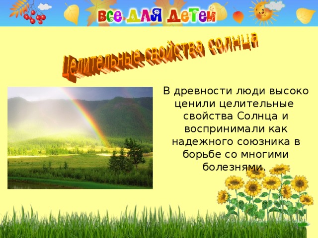 Проект под солнцем