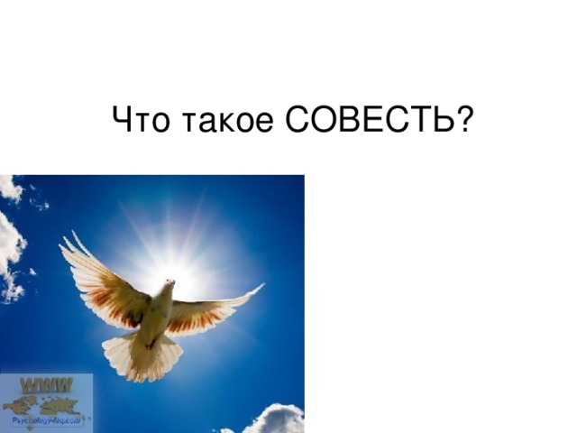 Что такое СОВЕСТЬ? 