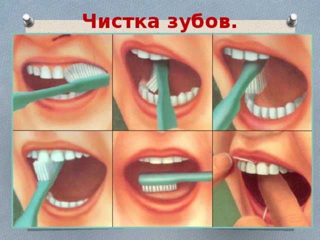 Чистка зубов. 