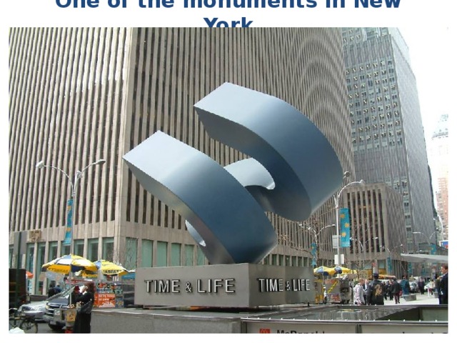 One of the monuments in New York 