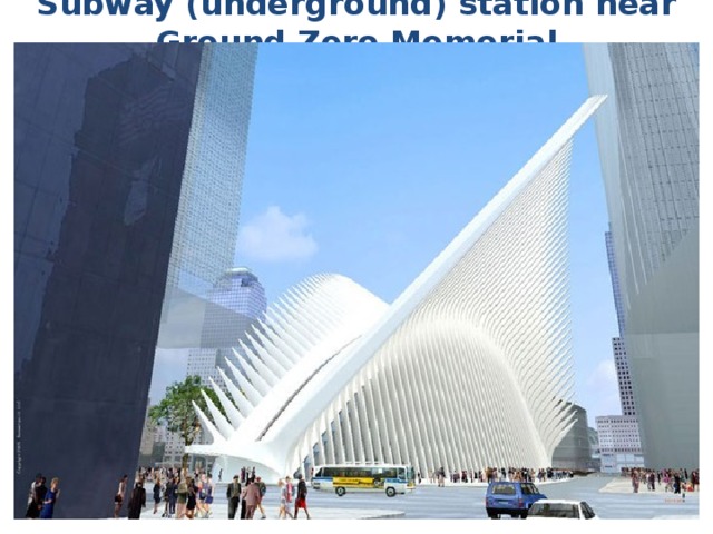 Subway (underground) station near Ground Zero Memorial 