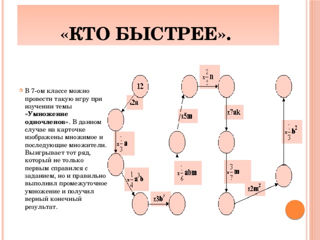 «Кто быстрее».