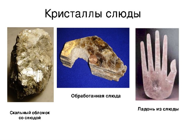 Презентация слюда и слюдяные материалы