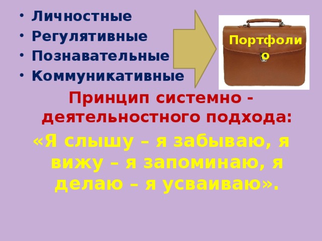 Личностные Регулятивные Познавательные Коммуникативные