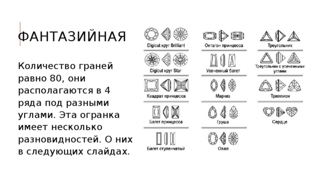 Какая огранка имеет такой же рисунок как и классическая круглая форма огранки