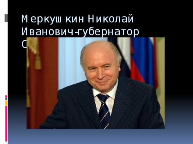 Меркушкин Николай Иванович-губернатор Самарской области 