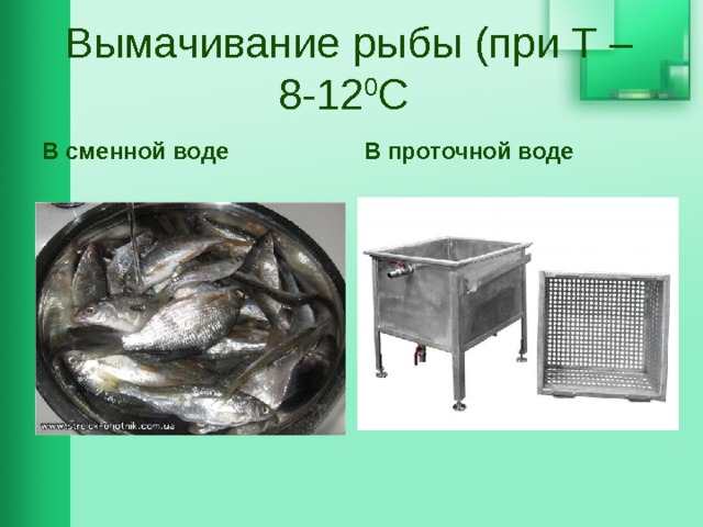 Схема обработки мелкой чешуйчатой рыбы