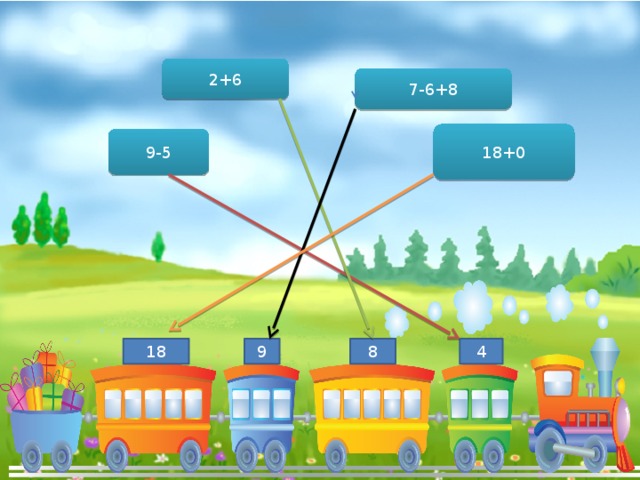 2+6 7-6+8 18+0 9-5 18 9 8 4 