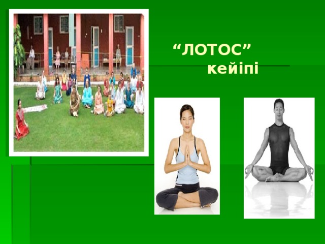 “ ЛОТОС” кейіпі 