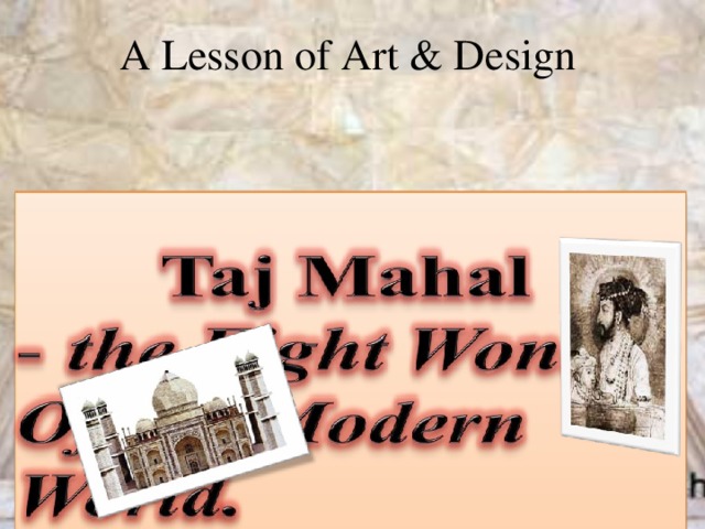 A Lesson of Art & Design 