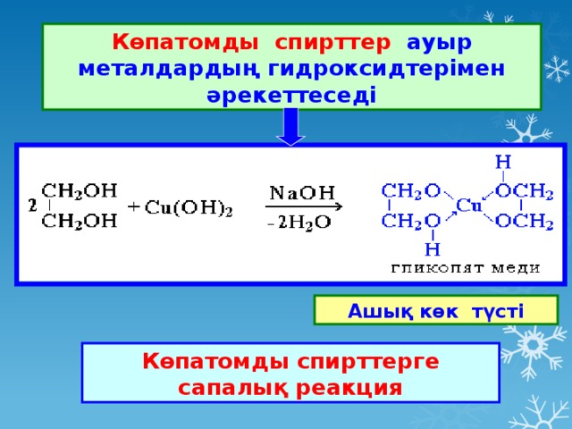 Көп атомды спирттер презентация