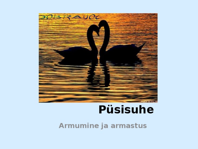  Püsisuhe  Armumine ja armastus 