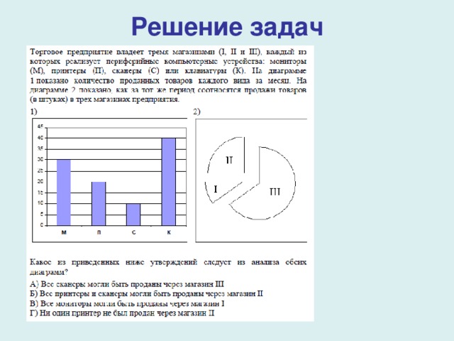 Решение задач 