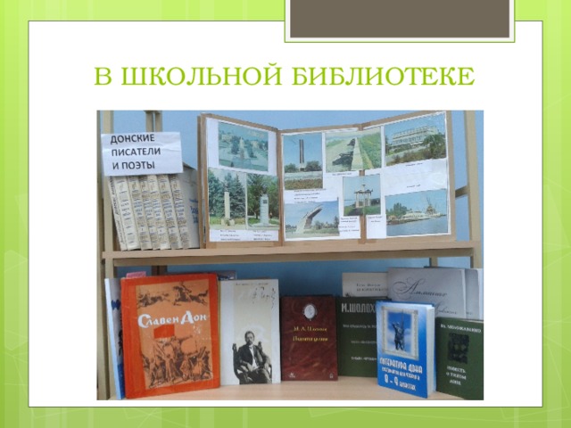 В ШКОЛЬНОЙ БИБЛИОТЕКЕ 