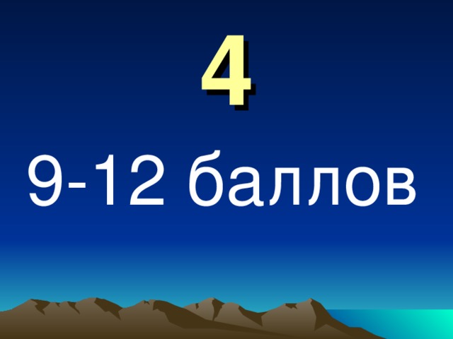 4 9-12 баллов 
