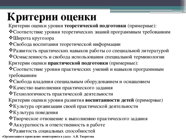 Диагностическая карта практического изучения по теме вкр