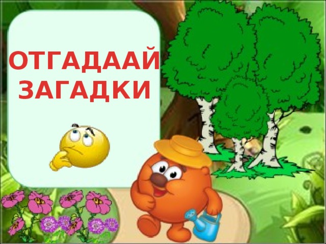 ОТГАДААЙ ЗАГАДКИ 