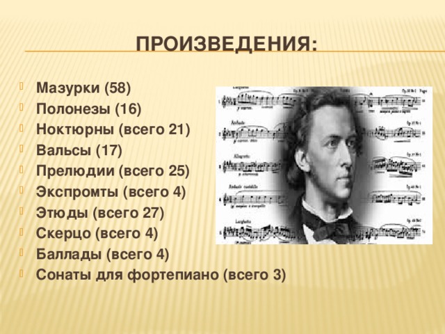 Шопен мазурки презентация
