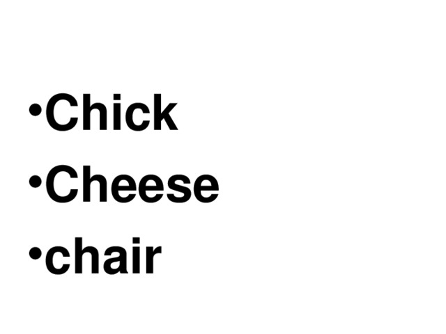 Chick Cheese chair 