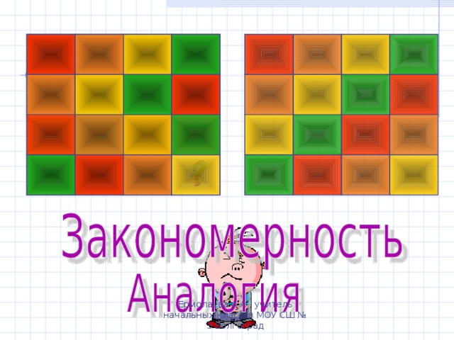 Ермолаева А.А., учитель начальных классов МОУ СШ № 3 Волгоград