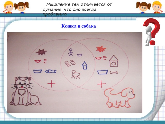  Мышление тем отличается от думания, что оно всегда проблемно. Кошка и собака 