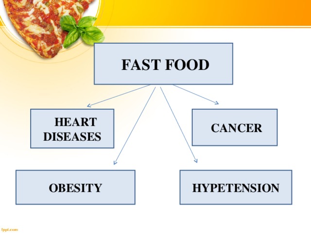  FAST FOOD   HEART DISEASES  CANCER OBESITY HYPETENSION 