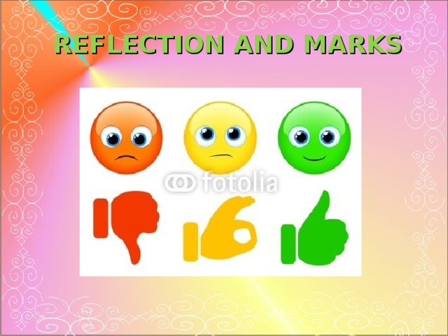 REFLECTION AND MARKS 
