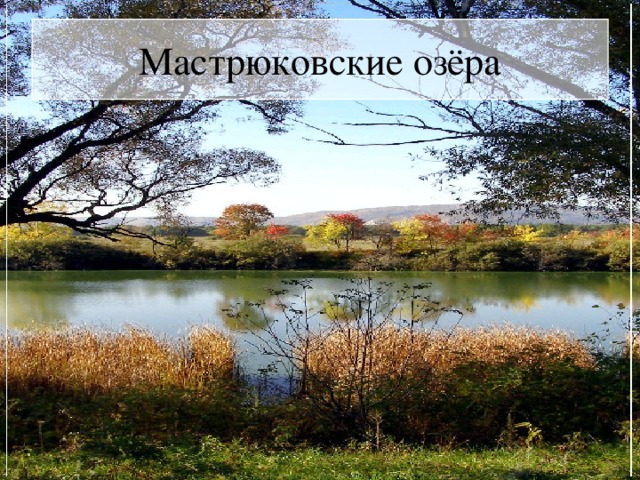 Карта мастрюковские озера самарская область