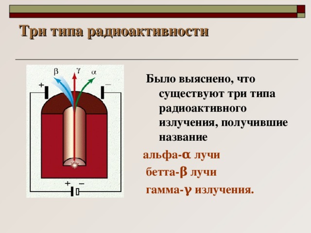 Открытие радиоактивности презентация 11 класс физика