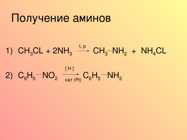 Получение ch ch