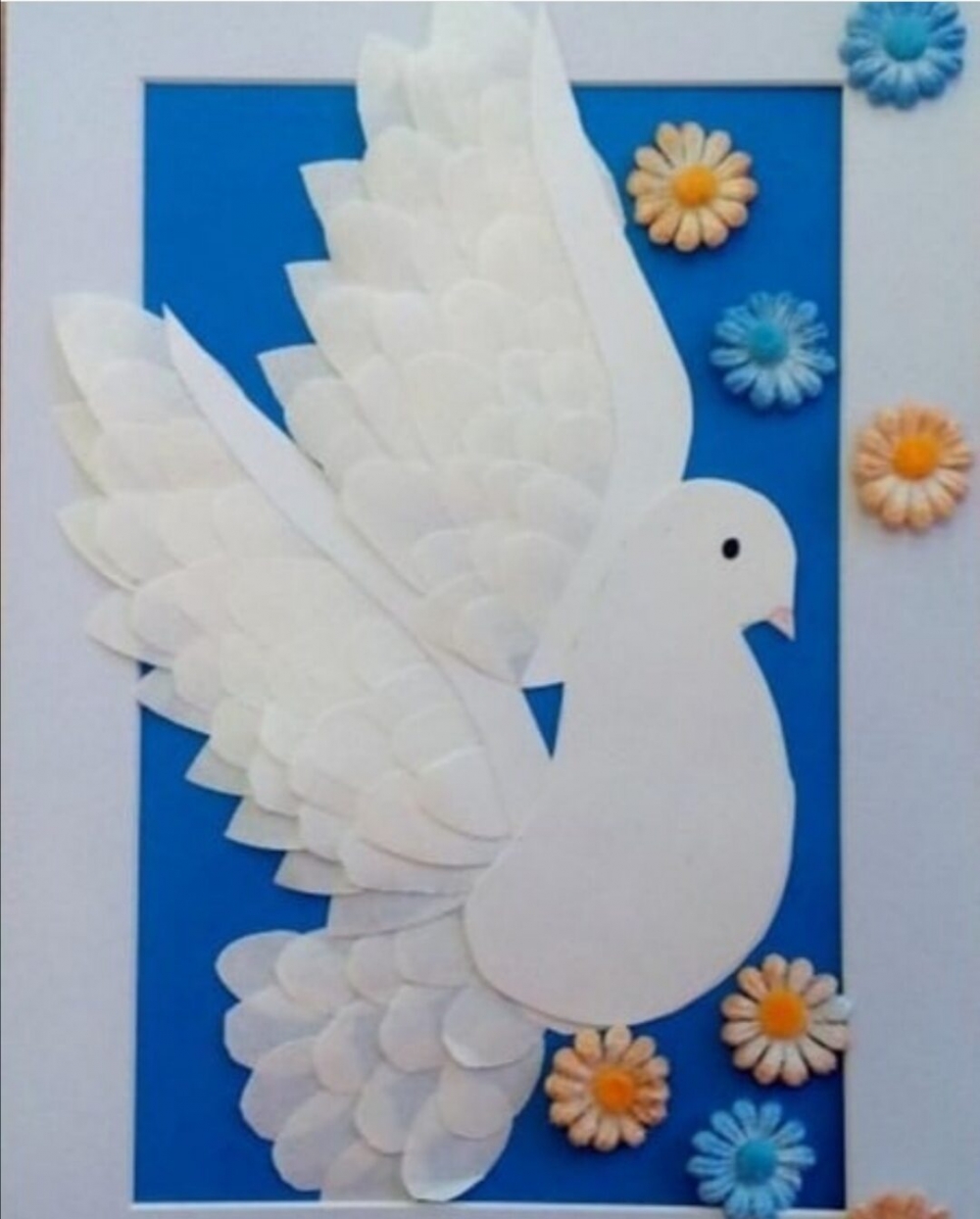 Поделка голубь