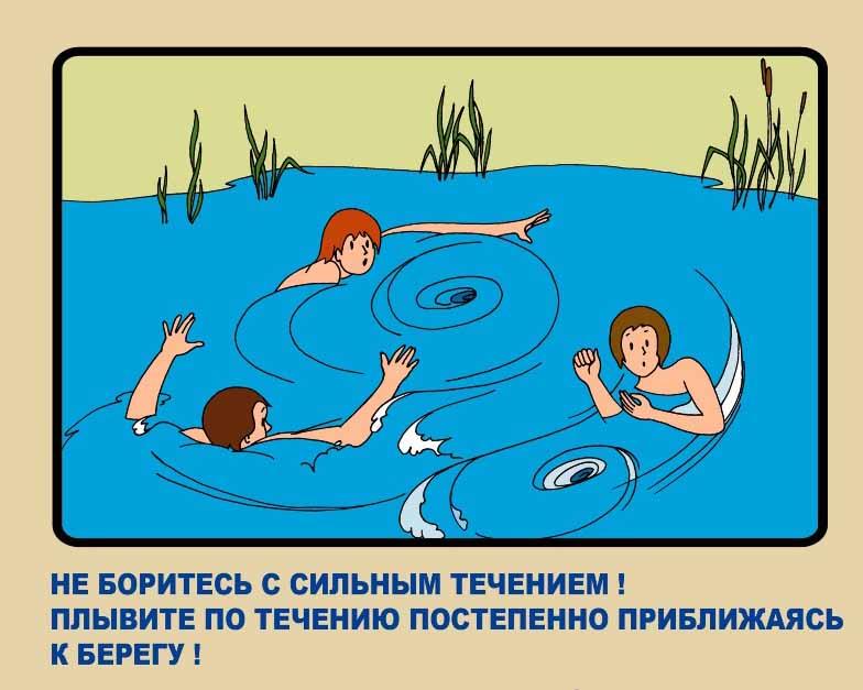 Ретро, картинки безопасности на воде