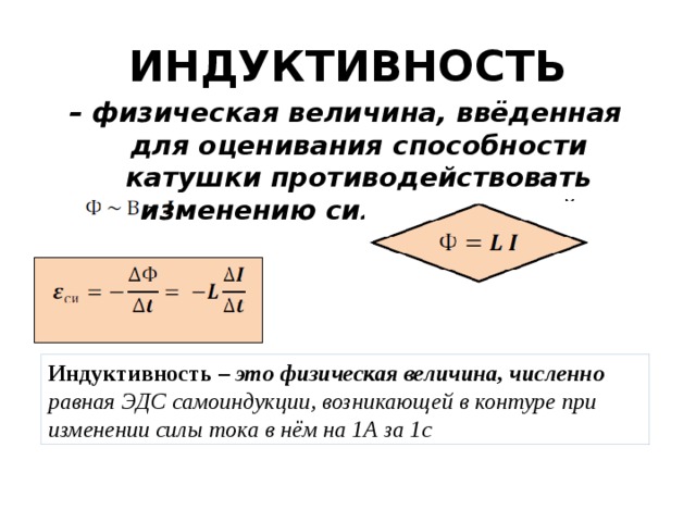 Понятие индуктивности